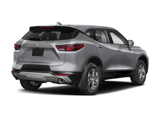 A silver Chevrolet Blazer