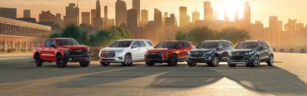 Chevrolet SUV lineup displayed at Atwater Chevrolet GMC in Aitkin MN