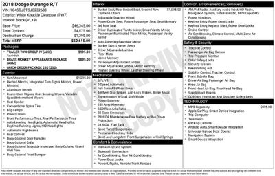 2018 Dodge Durango R/T