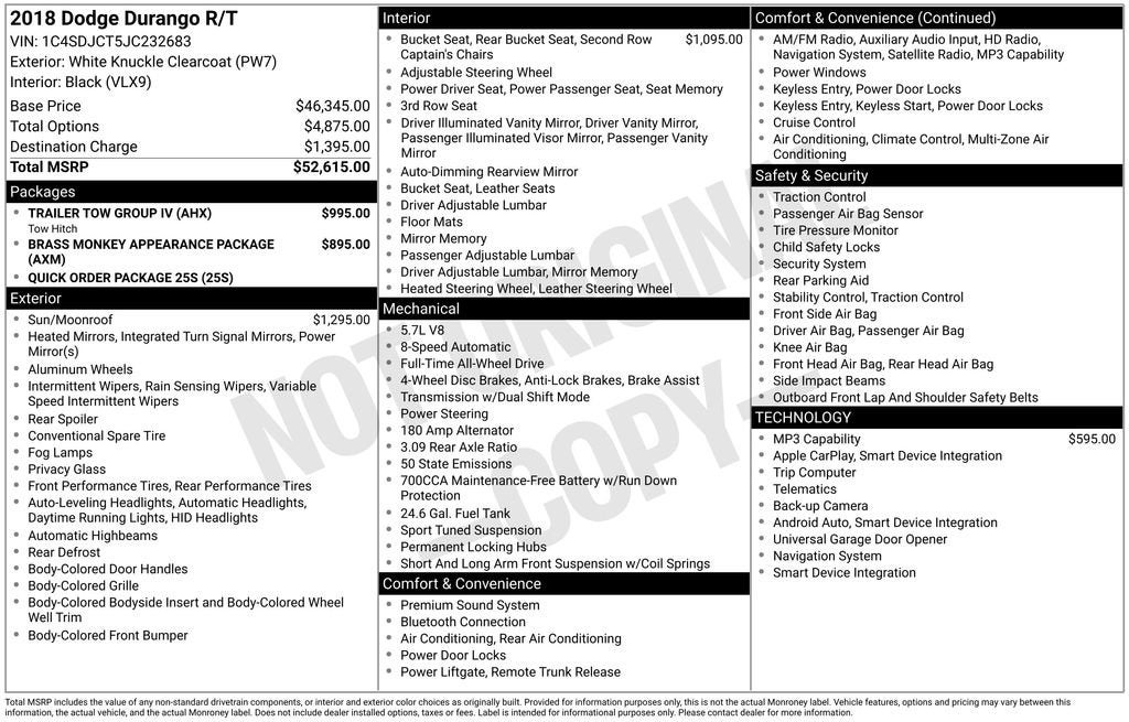 2018 Dodge Durango R/T