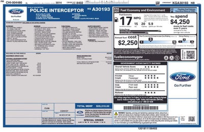 2019 Ford Police Interceptor Utilit BASE