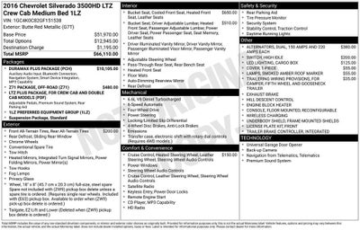 2016 Chevrolet Silverado 3500 HD LTZ