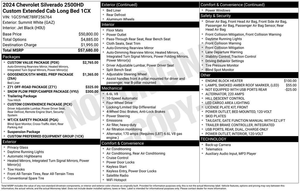 2024 Chevrolet Silverado 2500 HD Custom