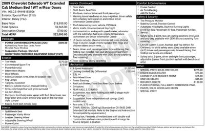 2009 Chevrolet Colorado Work Truck