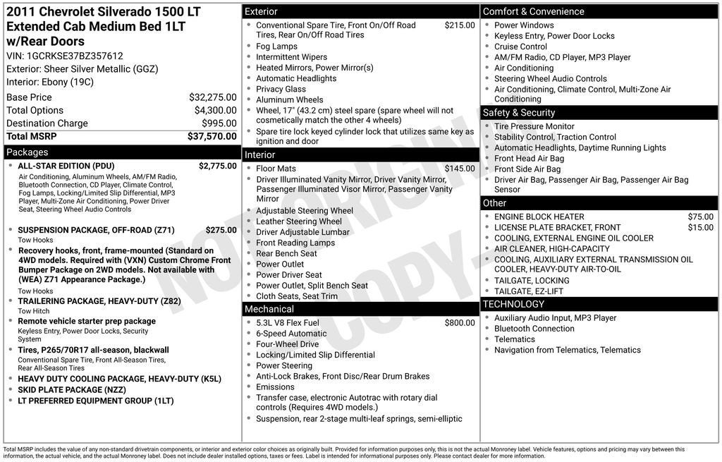 2011 Chevrolet Silverado 1500 LT