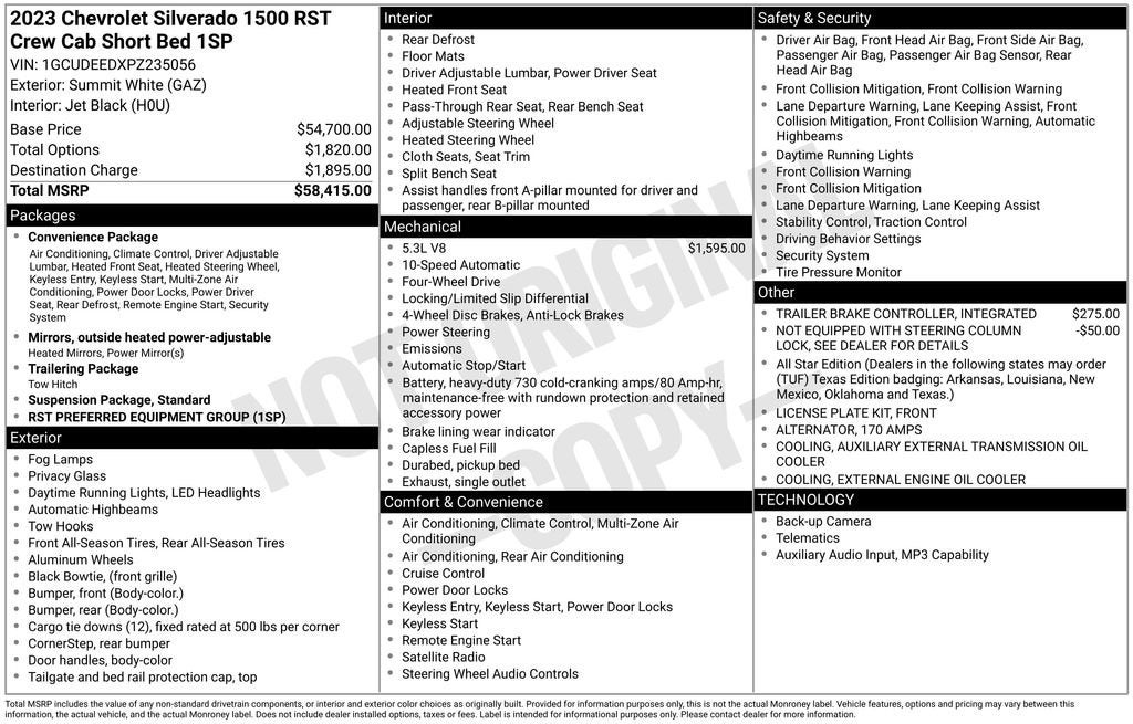 2023 Chevrolet Silverado 1500 RST