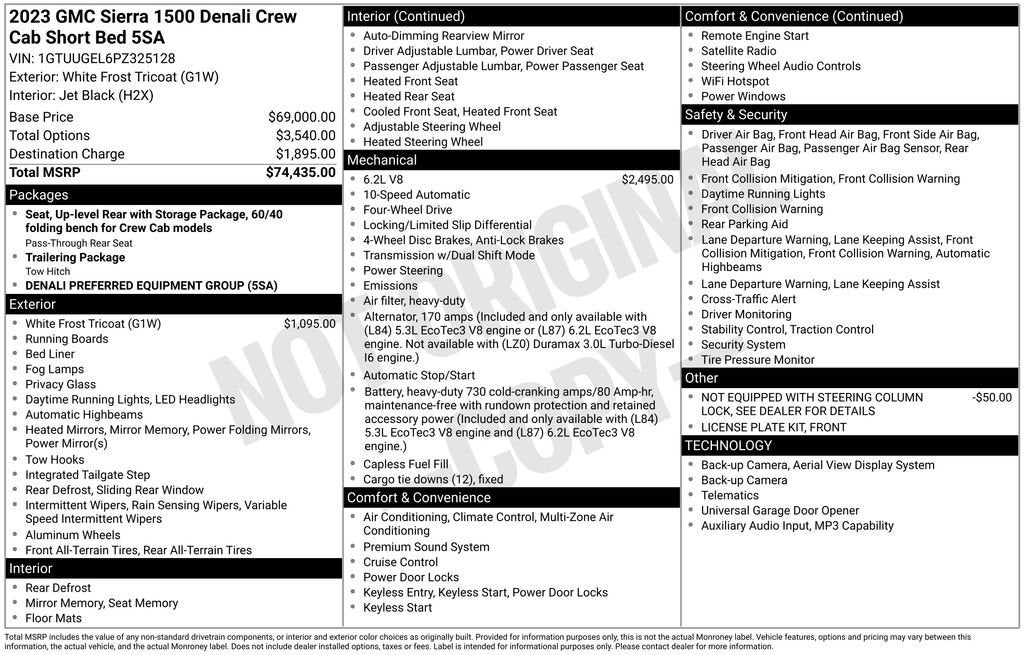 2023 GMC Sierra 1500 Denali