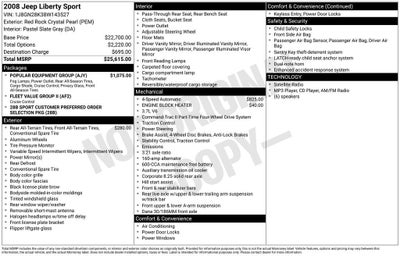 2008 Jeep Liberty Sport
