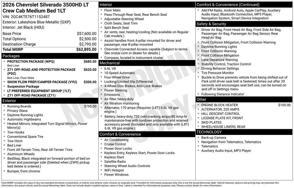 2026 Chevrolet Silverado 3500 HD LT