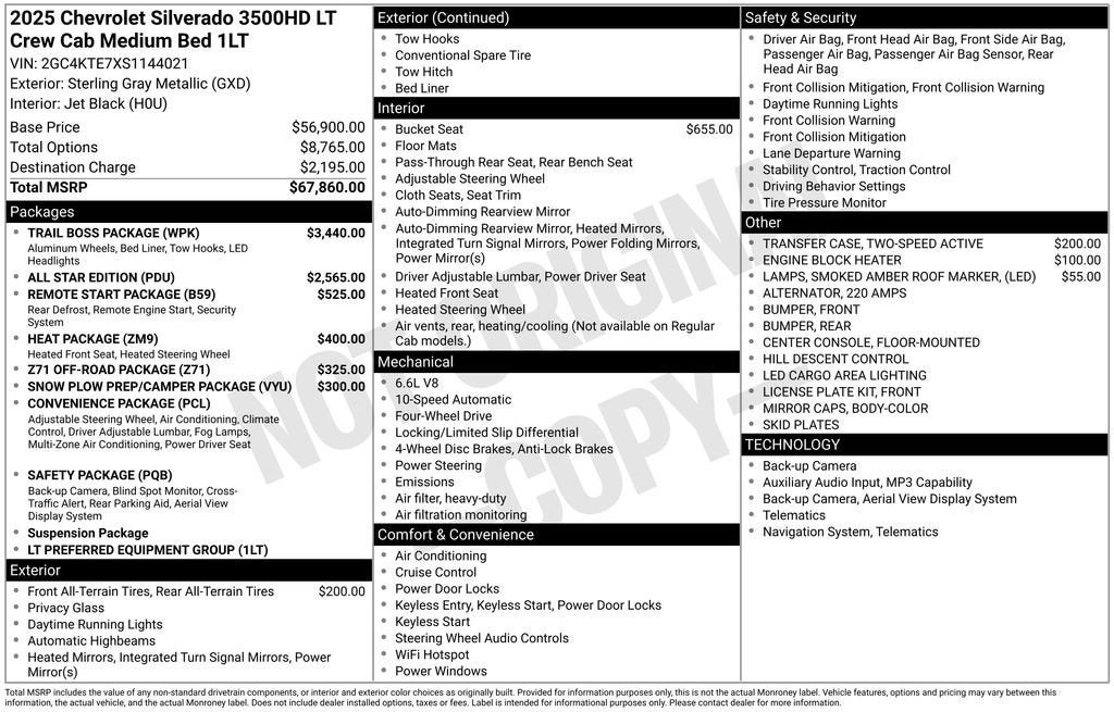 2025 Chevrolet Silverado 3500 HD LT