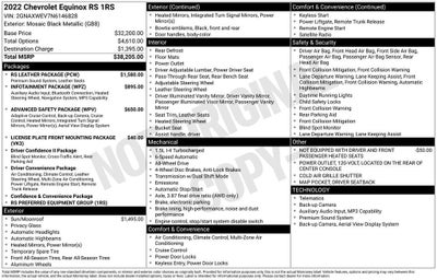 2022 Chevrolet Equinox RS