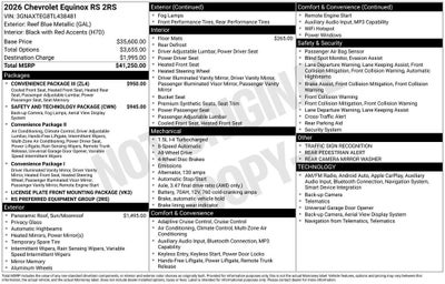 2026 Chevrolet Equinox RS