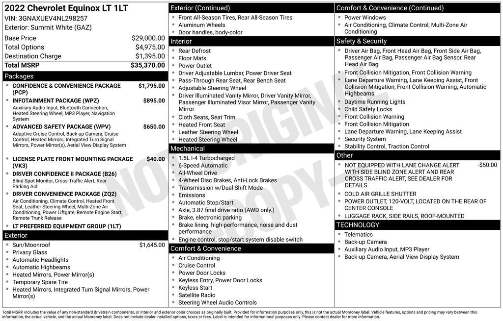 2022 Chevrolet Equinox LT