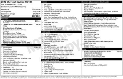 2022 Chevrolet Equinox RS