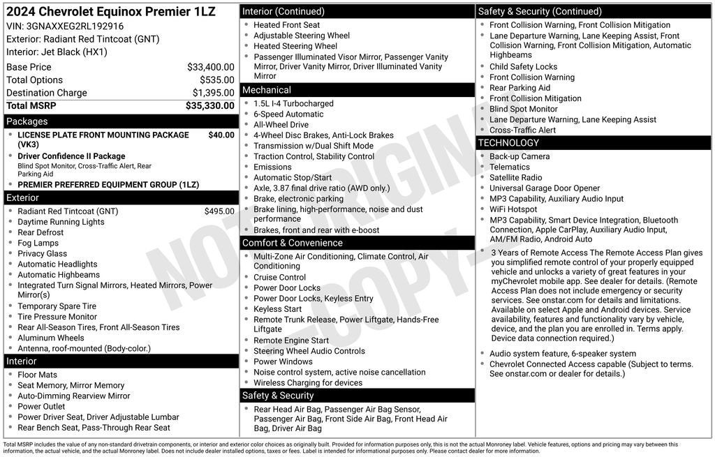 2024 Chevrolet Equinox Premier
