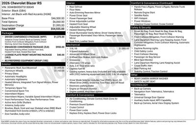 2026 Chevrolet Blazer RS