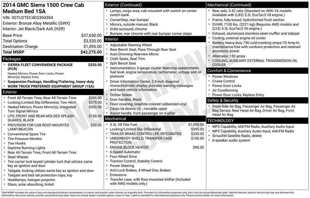 2014 GMC Sierra 1500 BASE