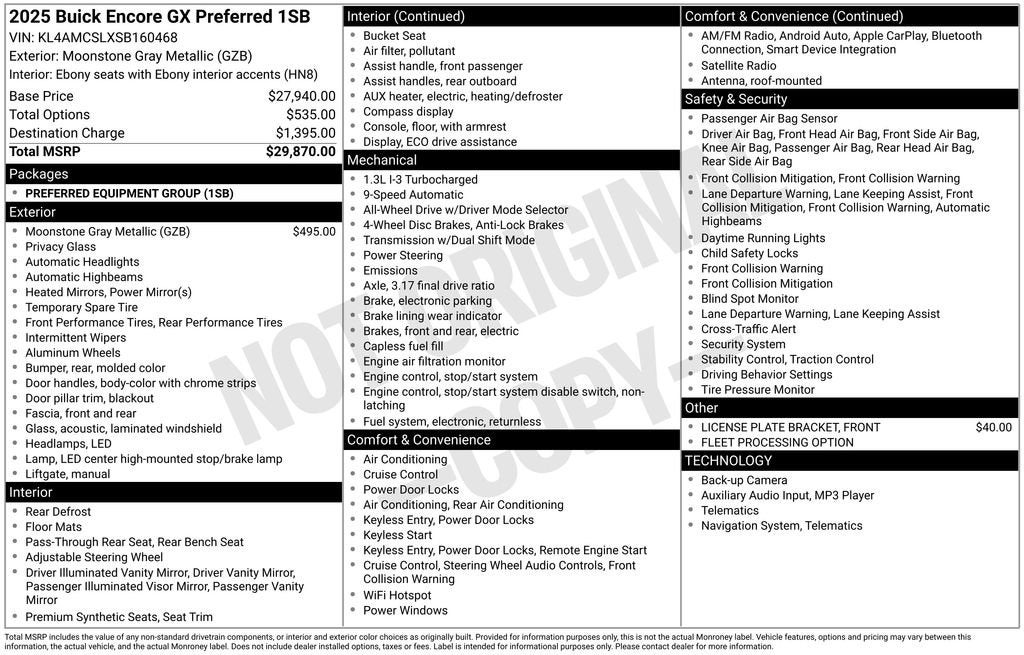 2025 Buick Encore GX Preferred