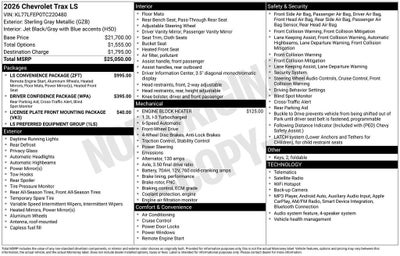 2026 Chevrolet Trax LS