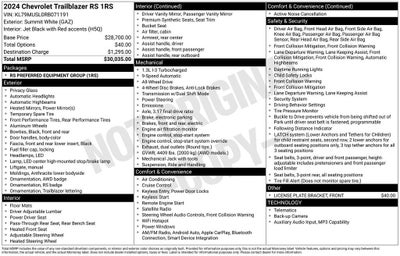 2024 Chevrolet Trailblazer RS